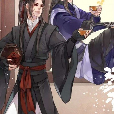 鹿晗马鹿合照